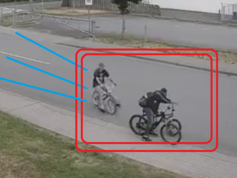 自転車泥棒に突撃する持ち主