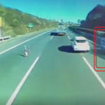 【国内ニュース・動画】高速道路、常磐自動車道を逆走する乗用車が撮影される。