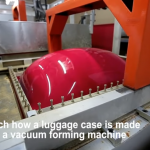【海外・動画】これはすごい！真空成型機でもわっと膨らませてスーツケースを作る様子