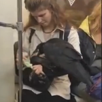 【海外・動画】特別な友達？家族？地下鉄に驚きのものと乗車する女性の様子が話題に。