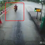 【海外・動画】これは酷い。高速道路を不正通行するバイクにしてやられた車の映像が公開。