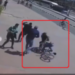【海外ニュース】自転車に乗ったスマホ強盗に被害者が反撃！動画が話題に。